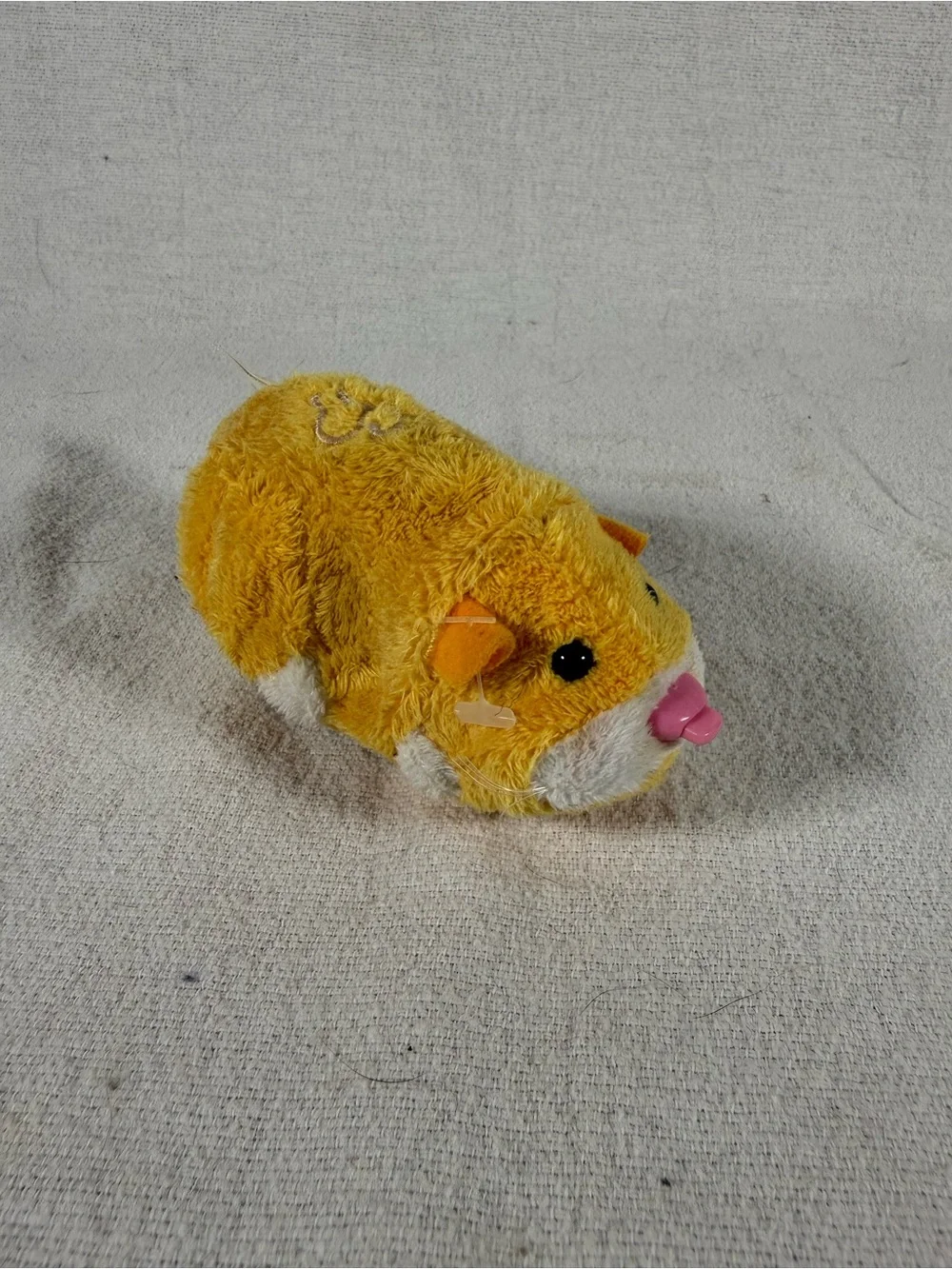 Nugget Orange 2008 Zhu Zhu Pet *Noise and Wheels Work*